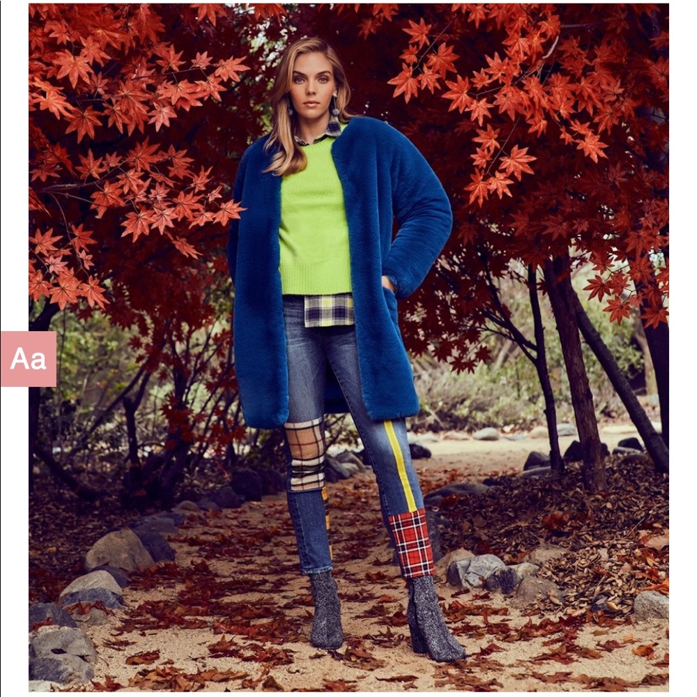 Winter faux fur coat